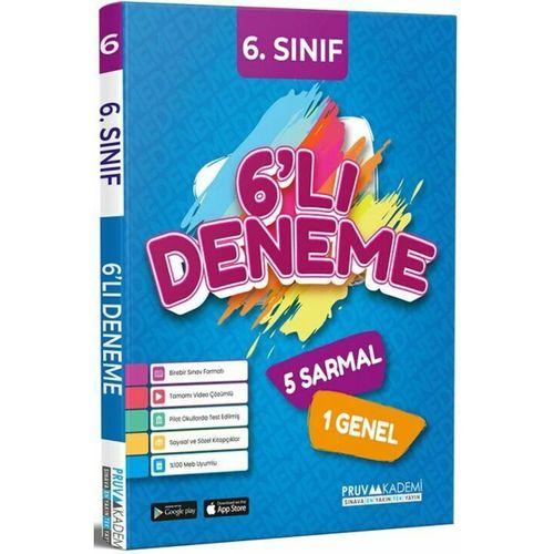 6. Sınıf Tüm Dersler 6 lı Deneme Pruva Akademi