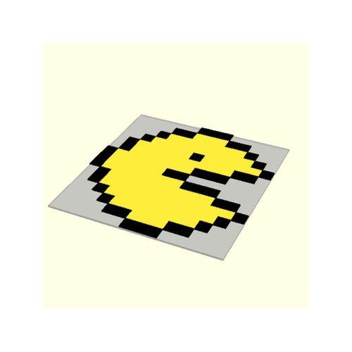 Özelleştirilebilir Piksel Sanatı Test PacMan (Bu ürün Sadece Plastik parçadır - Almadan Önce Soru Sorabilirsiniz)