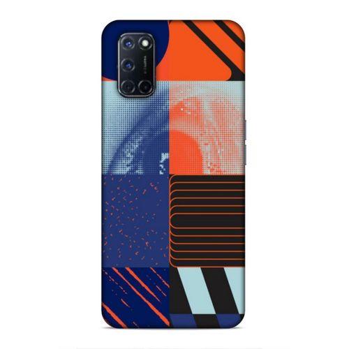 Oppo A52 Uyumlu Kılıf Insomnia (2) Kabı Kırmızı Mavi