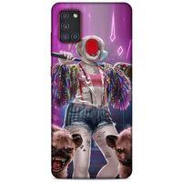 Samsung Galaxy A21s Uyumlu Kılıf Harley Quinn (35) Fit Design Kılıf Lavanta pembesi