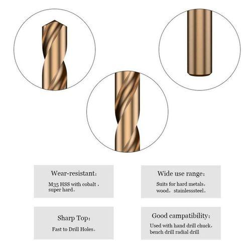 Zhltools Beton Matkap Ucu Seti- Çelik Beton Metal Ahşap Matkap 13 lü SET