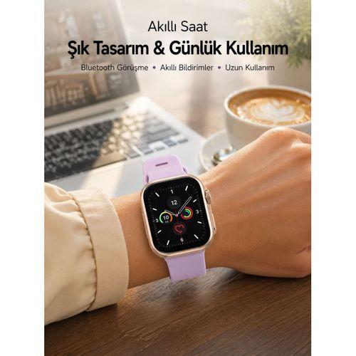 Bluetooth Telefon Görüşmesi, Nabız Ölçümü Ve Uyku Takibi Özellikli Akıllı Saat