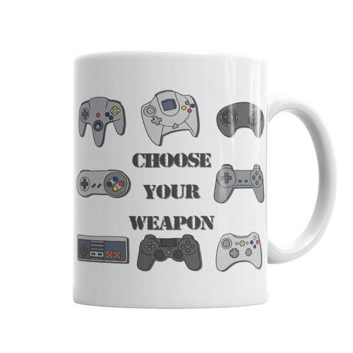 Choose Your Weapon Kupa Bardak Porselen
