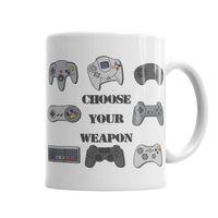 Choose Your Weapon Kupa Bardak Porselen
