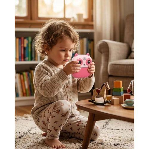 Sevimli Tasarımlı Baskılı Çocuk Kamerası 6 Renk Kalem 5 Kağıt Rulosu Hediyeli Eğlenceli Set