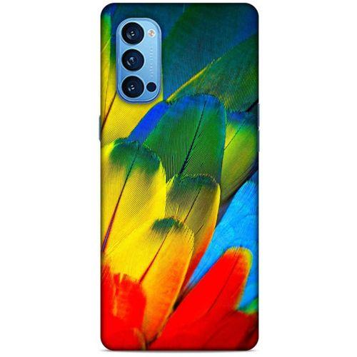Oppo Reno 4 Pro Kılıf Desenli Özel Seri Tüyler (3) Kapak