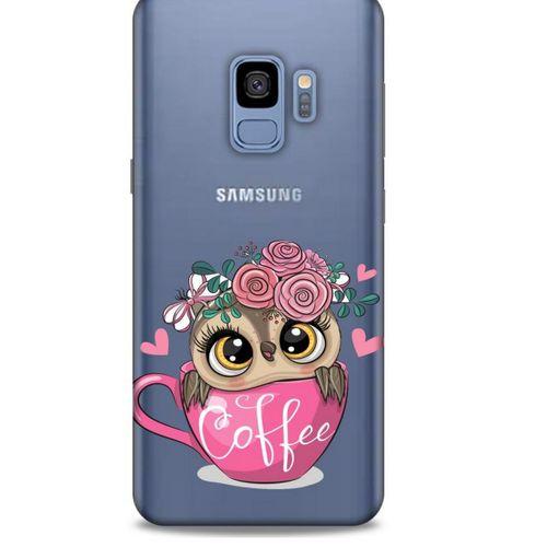 Zoologix (78) Samsung Galaxy S9 Şeffaf Kılıf Silikon Desenli