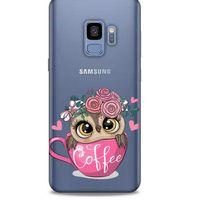 Zoologix (78) Samsung Galaxy S9 Şeffaf Kılıf Silikon Desenli