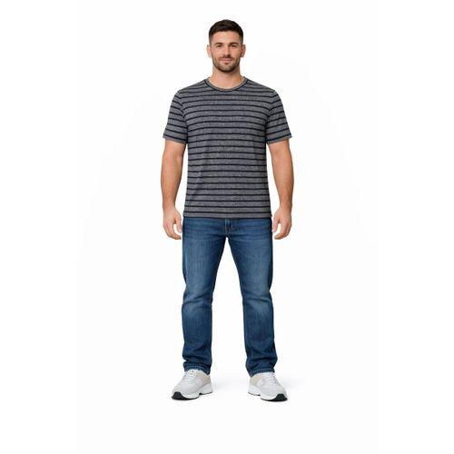 ALEXANDERGARDI ÇİZGİLİ BİSİKLET YAKA T-SHİRT (138281)