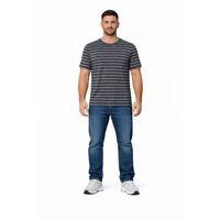 ALEXANDERGARDI ÇİZGİLİ BİSİKLET YAKA T-SHİRT (138281)