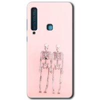 Potkal Hediye Fabrikası Samsung Galaxy A9 2018 Kılıf HD Desen Baskılı Arka Kapak - Yaşayan Çift