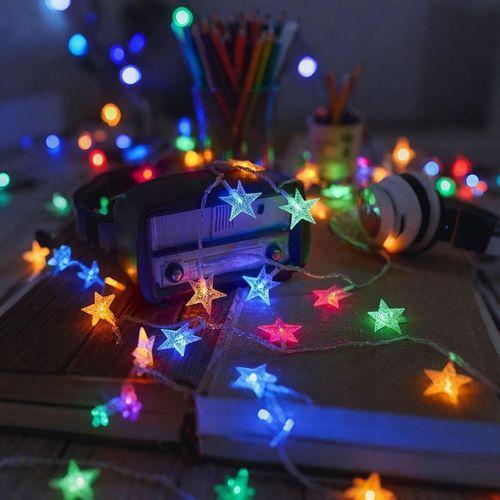 VIP PROFESYONEL 50 METRE RENKLİ YILDIZ LED IŞIK ULTRA PARLAK LED IŞIK YILBAŞI AĞACI IŞIĞI MODLU 220V