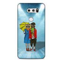 LG K50S Kılıf FunnyMaX (47) Crystal Flex Kılıf Cam Göbeği