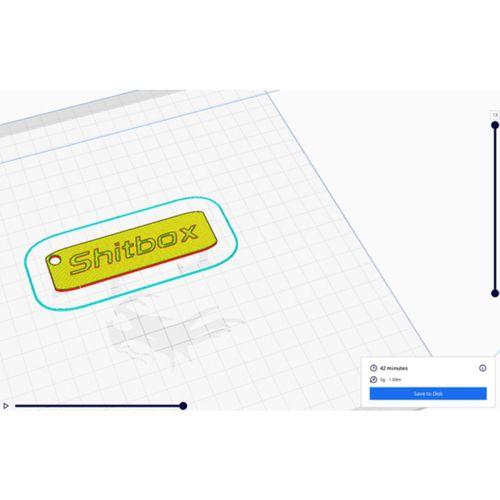 Sh Tbox Komik Araç Anahtarlığı (Bu ürün Sadece Plastik parçadır - Almadan Önce Soru Sorabilirsiniz)