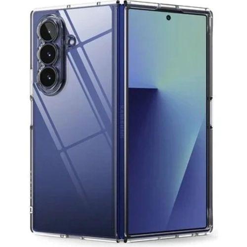 Samsung Z Fold 7 ile Uyumlu Sert Pc Şeffaf Sararmaz Telefon Kılıfı