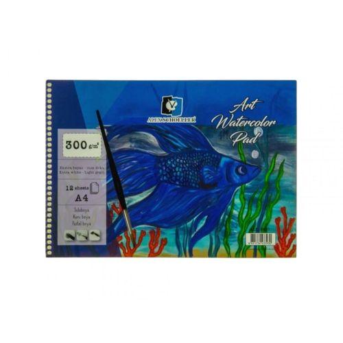 ALEX ART SULUBOYA DEFTERİ A4 300 gram 12 Yaprak ( ALX-3930)