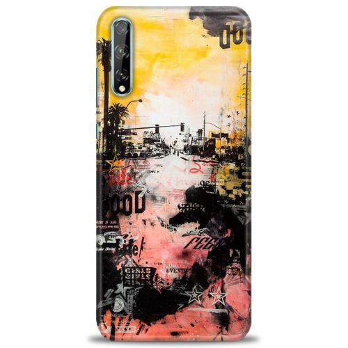 Huawei Y8P Kılıf HD Baskılı Kılıf - Karışık Baskı + Tam Ekran Koruyucu