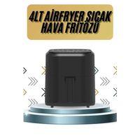 4l Airfryer Hazneli Hava Fritözü Yağsız Fritöz Taşınabilir Fırın İşlevi Gören Pratik