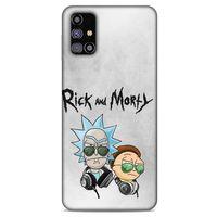 Samsung Galaxy M31s Uyumlu Kılıf Rick And Morty (4) Koruma Kılıfı Eye Patch Morty