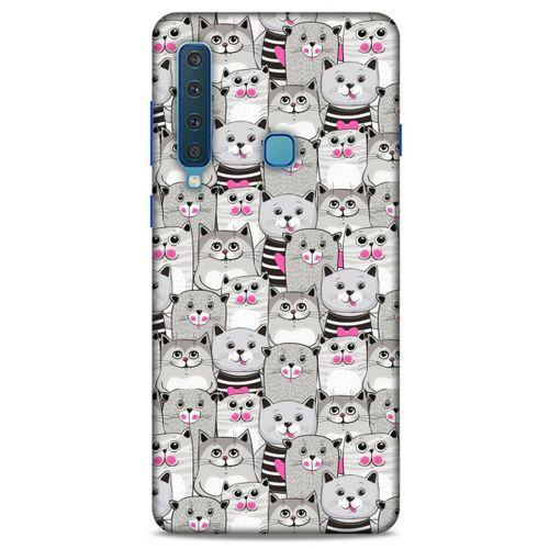 Lopard Samsung Galaxy A9 2018 Uyumlu Kılıf Kediler (32) Soft Silikon Kılıf Pembe Burun