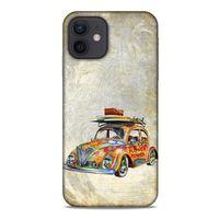 Retro (36) Desen Glitter Kılıf Renkli Apple iPhone 12 Kılıf