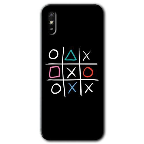 BeRa Aksesuar Xiaomi Redmi 9A Kılıf Baskılı Kapak - Sauce +Tam Kaplayan Mat Seramik