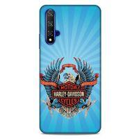 Huawei P Smart S 2020 Uyumlu Kılıf Motorsiklet (1) Kılıfı Harley Davidson