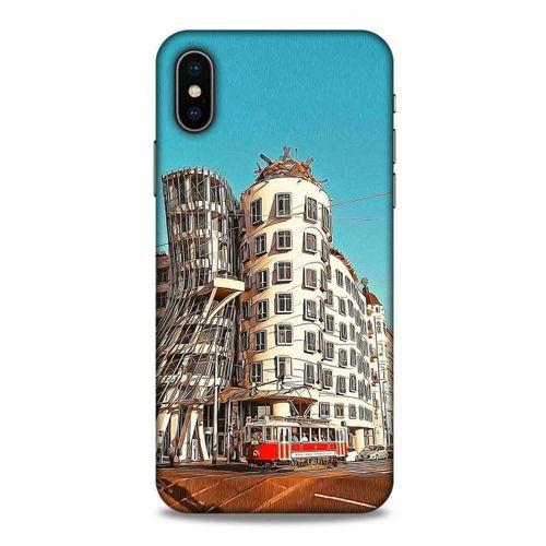 Apple Iphone X Kılıf Dünya Mimarisi (35) Fit Design Kılıf The Dancing House Çekya