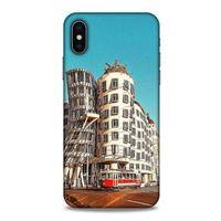 Apple Iphone X Kılıf Dünya Mimarisi (35) Fit Design Kılıf The Dancing House Çekya