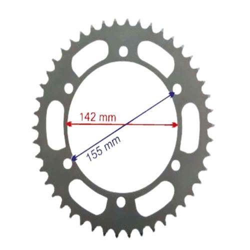 SEVGENT Hyosung Gt250R Arka Dişli 520-46T İç 142X6 Delikli Ind Öm