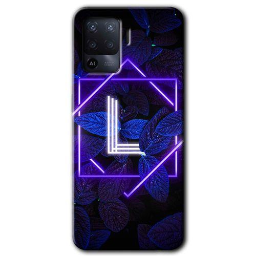 OPPO Oppo Reno 5 Lite Kılıf HD Baskılı Desen + Hayalet Cam Yandan Görünmez