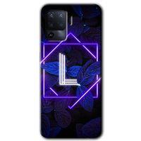 OPPO Oppo Reno 5 Lite Kılıf HD Baskılı Desen + Hayalet Cam Yandan Görünmez