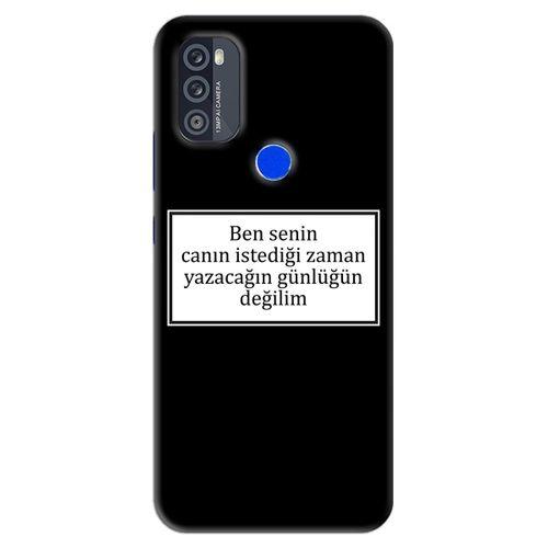 Reeder P13 Blue Max 2021 Kılıf HD Yazı Baskılı Silikon Arka Kapak - Yazı 10