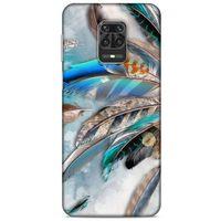 Xiaomi Redmi Note 9 Pro Kılıf Desenli Özel Seri Tüyler (30) Silicone Case