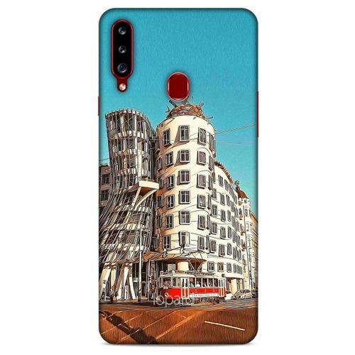 Samsung Galaxy A20s Kılıf Dünya Mimarisi (35) Fit Design Kılıf The Dancing House Çekya