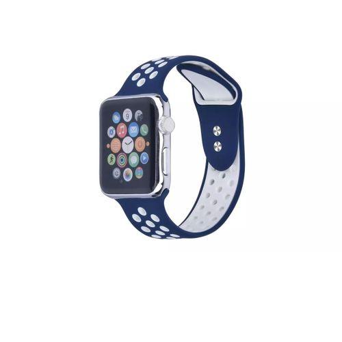 Apple Watch 2 3 4 5 6 - 42-44mm Delikli Silikon Spor Kordon Kayış