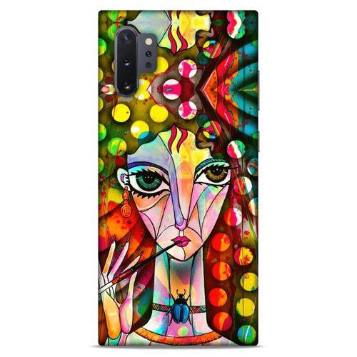 Lopard Samsung Galaxy Note 10 Plus Uyumlu Kılıf Sürreal Yüzler ♀ (3) Kapak Baskılı