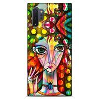 Lopard Samsung Galaxy Note 10 Plus Uyumlu Kılıf Sürreal Yüzler ♀ (3) Kapak Baskılı