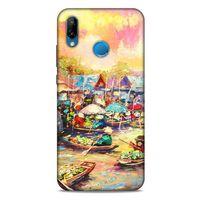 Cityx (16) Huawei P20 Lite Kılıf Silikon Kapak Desenli