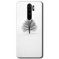 Xiaomi Redmi Note 8 Pro Kılıf Baskılı Arka Kapak - Alone Tree +Tam Ekran Koruyucu