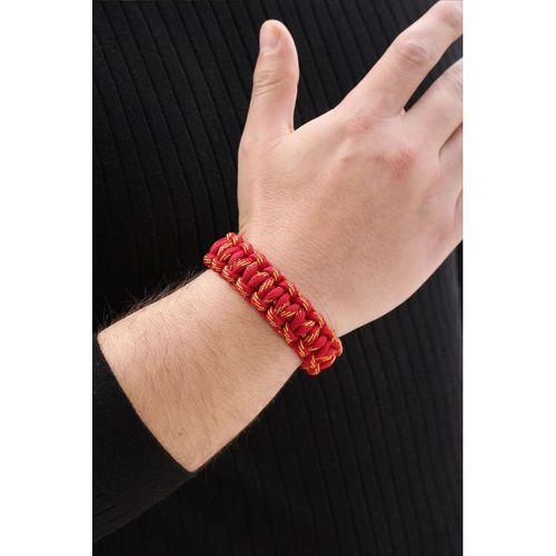 Sarı Kırmızı Paracord Bileklik