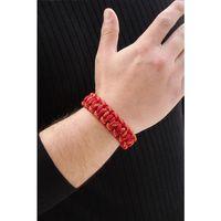 Sarı Kırmızı Paracord Bileklik