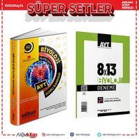 Miray Yayınları AYT Biyoloji ve Marka Deneme Seti 2 Kitap