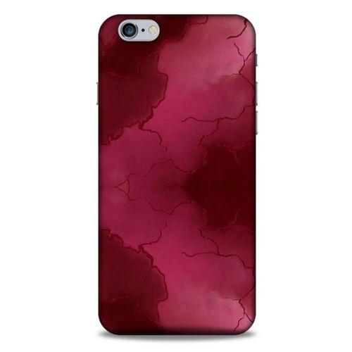 Mermer Desenli (7) Tema Telefon Kılıfı Bordo Apple Iphone 6 Plus Kılıf