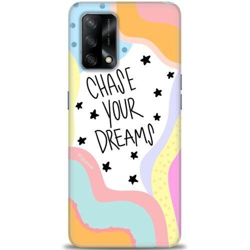 Oppo A74 Kılıf HD Baskılı Kılıf - Chase Your Dreams + Tam Ekran Koruyucu
