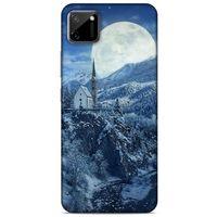 Oppo Realme C11 Kılıf Snowix (49) Ultra Silikon Kılıf Beyaz Mavi
