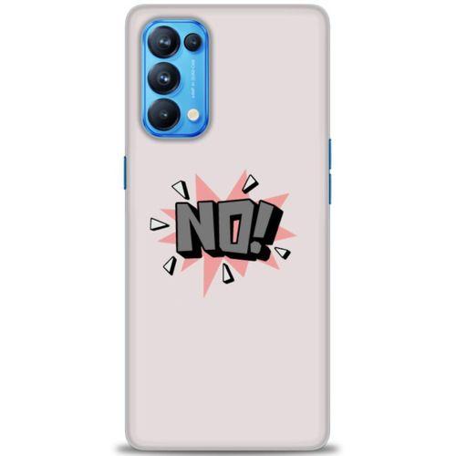 Oppo Reno 5 Pro Kılıf HD Baskılı Kılıf - No + Tam Ekran Koruyucu