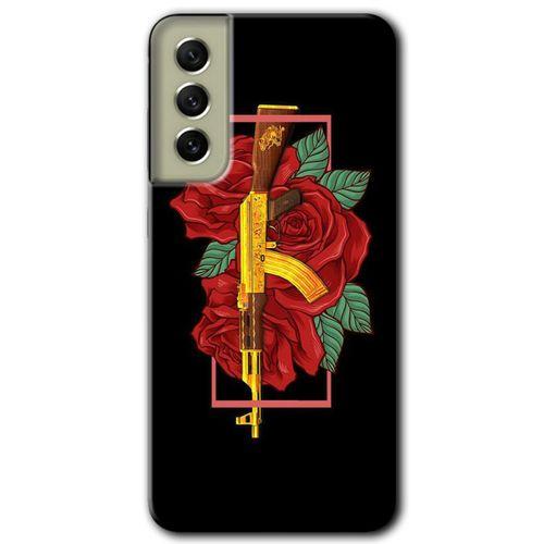 MRCİLETİSİM  Samsung Galaxy S21 FE Kılıf Kapak - Bedel +Hayalet Ekran Yandan Gözükmez