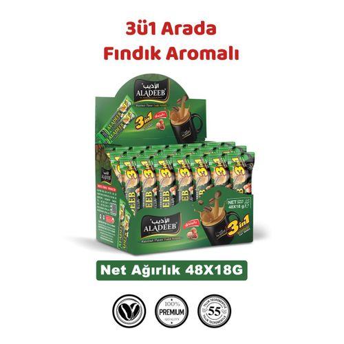 3’ü 1 Arada Fındık Aromalı Hazır Kahve 48’li x 18 g
