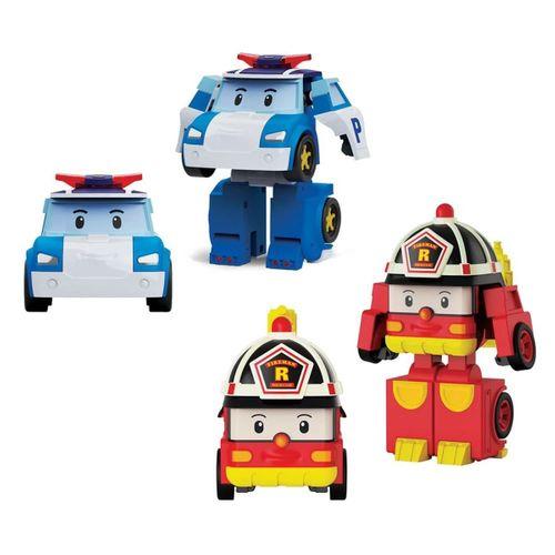 Robocar Poli Mini Transforming Kasabanın Kurtarma Araçları 4'lü S